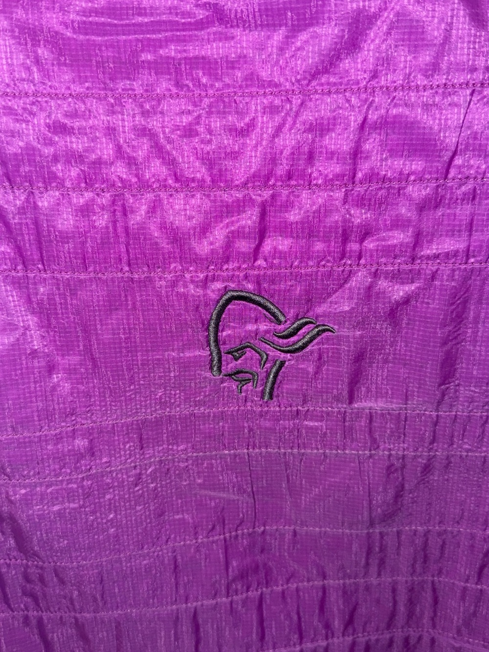 Norrøna Lyngen Hooded Purple Insulated Vest - Picture 3 of 3